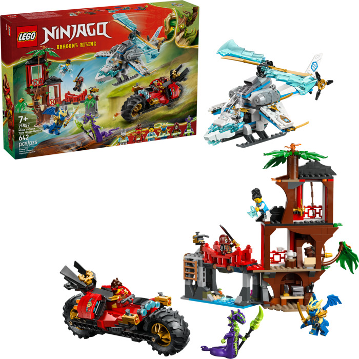 LEGO Ninja Vehicle Tree House Battle Set 71857 | Brick Owl - LEGO
