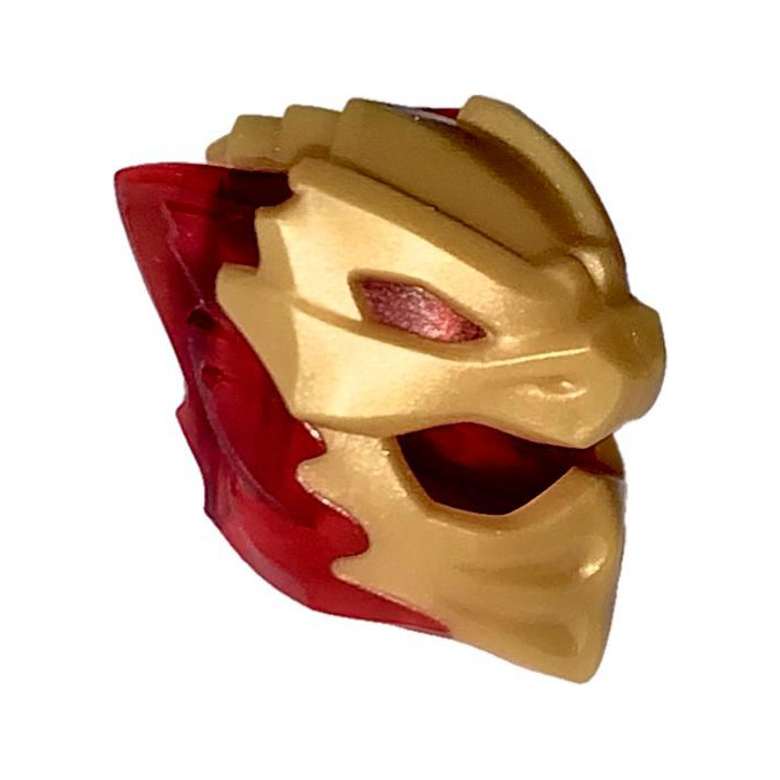 LEGO Ninjago Helmet with Flames and Gold Dragon Face 79899