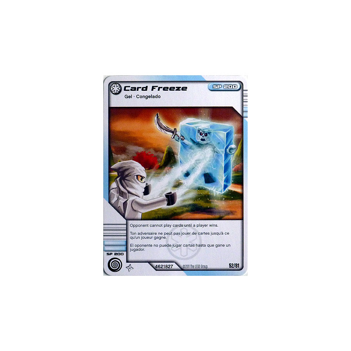 【中古】 子育ては究極のレクリエーション LEGO Ninjago Masters of Spinjitzu Deck 1 Game Card 52 - Card