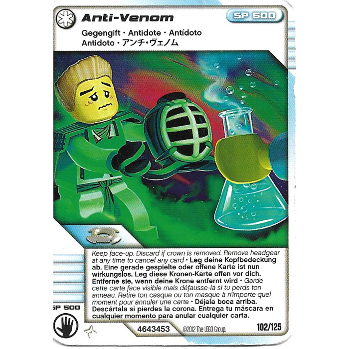 LEGO Ninjago Masters of Spinjitzu Deck 2 Game Card 102 - Anti