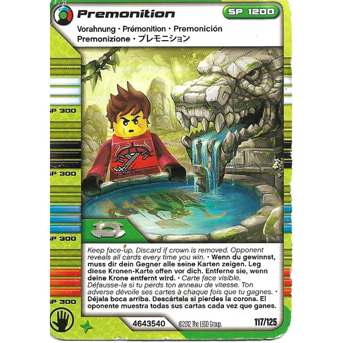 LEGO Ninjago Masters of Spinjitzu Deck 2 Game Card 117 - Premonition  (International Version) (4643540)