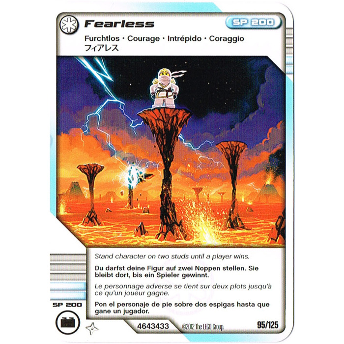 LEGO Ninjago Masters of Spinjitzu Deck 2 Game Card 95 - Fearless