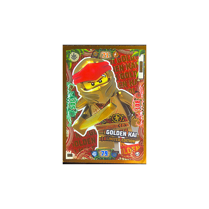 LEGO Ninjago Trading Card Game English Series 6 LE2 Golden Kai 