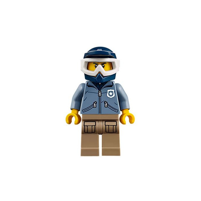LEGO Minifigura DARK BLUE MOTO/MOTO CASCO x1/Sport/Copricapo 