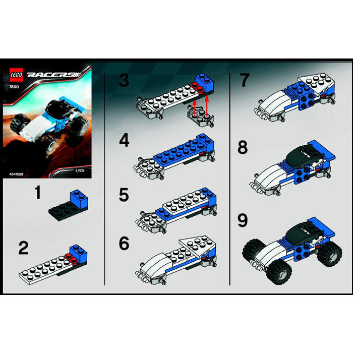 LEGO Off Road Racer Set 7800 Instructions Set | Brick Owl - LEGO ...