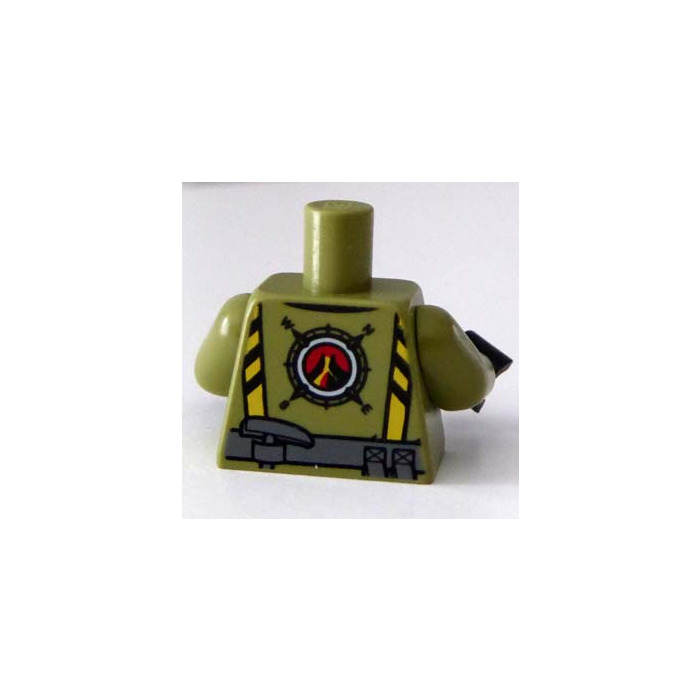 Breathing LEGO Hose with Rescue - Hat, Minifig Owl Torso Olive Tank, LEGO Brick | Hard and Worker (76382) Air Marketplace Green