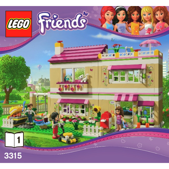 God følelse Glamour Bedøvelsesmiddel LEGO Olivia's House Set 3315 Instructions | Brick Owl - LEGO Marketplace