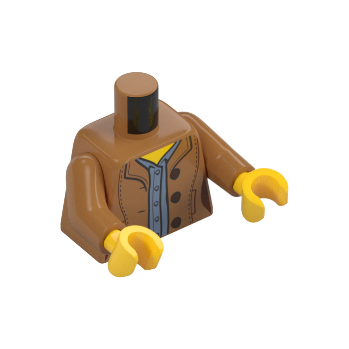 LEGO Open Jacket with Three Buttons over Sand Blue Shirt Female