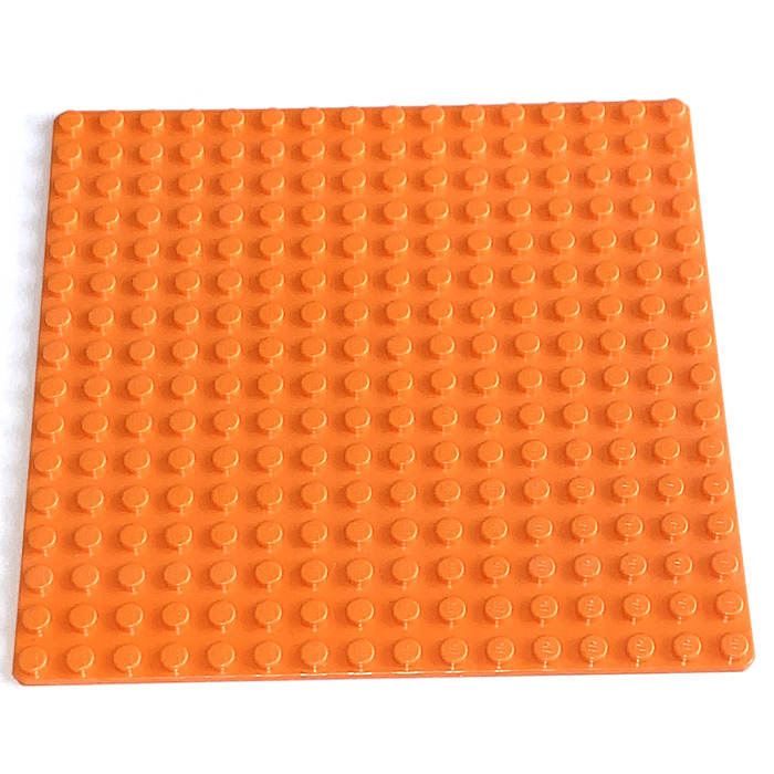 LEGO 1616 Dot Plate Orange 55 Inch Baseplate Friends 