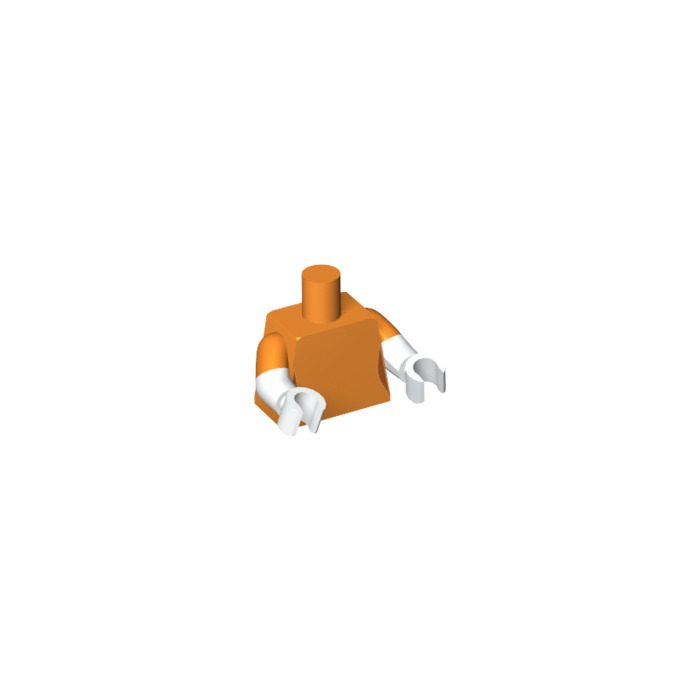 lego minifigure orange torso