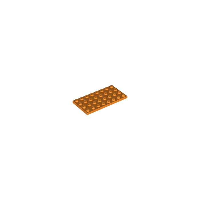 LEGO 2 x Platte Bauplatte 3035 orange  4x8 