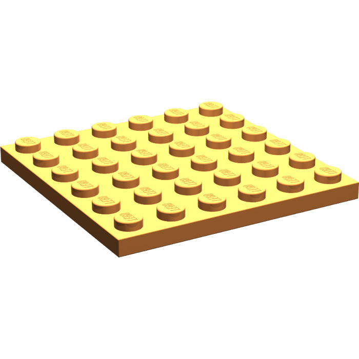 3958 Lego Orange Plate 6x6 4 pieces NEW!!! 
