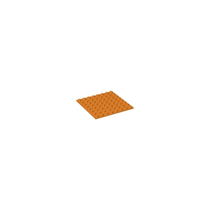 LEGO Orange Plate 8 x 8 with Adhesive 80319