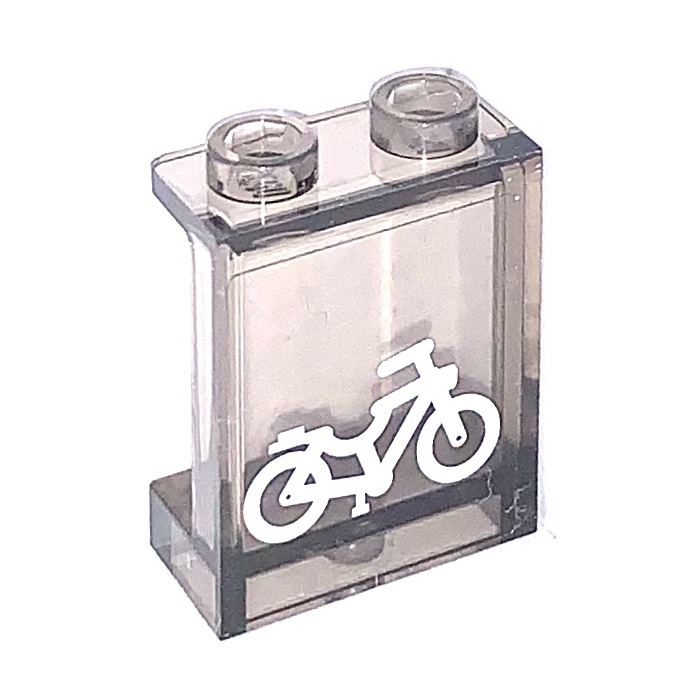 ◆ぱぴこ◆ LEGO Panel 1 x 2 x 2 with White Bicycle Sticker with Side
