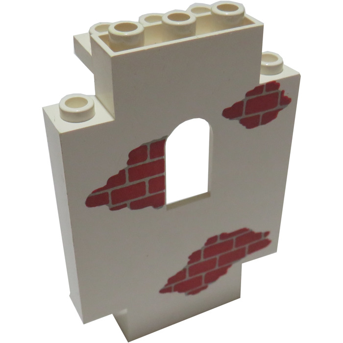 lag slogan Kristendom LEGO Panel 2 x 5 x 6 Wall with Red Bricks (4444) | Brick Owl - LEGO  Marketplace