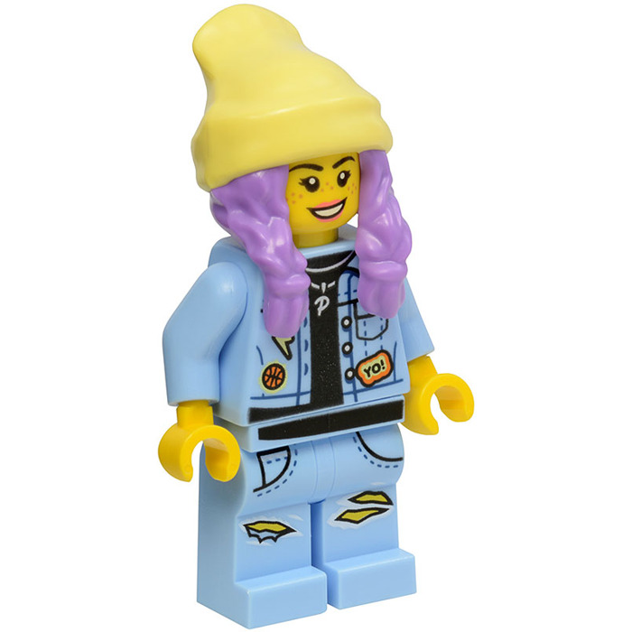 NEW LEGO Parker Jackson Denim Beanie Minifigure 70422 Hidden Side Teen Girl Mini