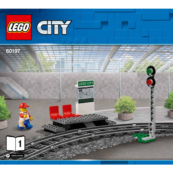 lego city passenger train set