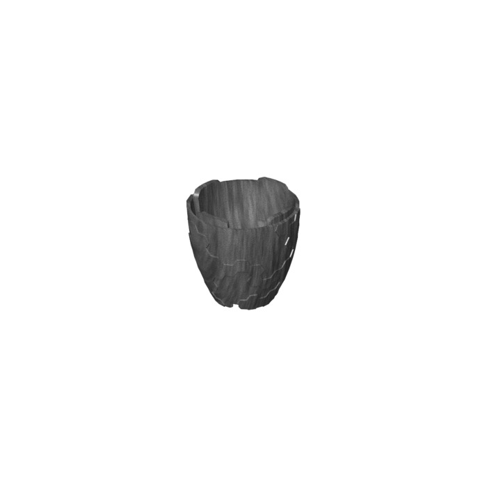 LEGO Pearl Dark Gray Alien Pod Half 4 x 4 x 3 (11598) | Brick Owl ...