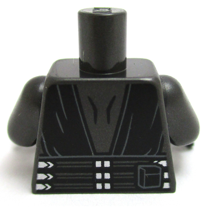 LEGO Pearl Dark Gray Darth Maul Minifig Torso (76382) | Brick Owl ...