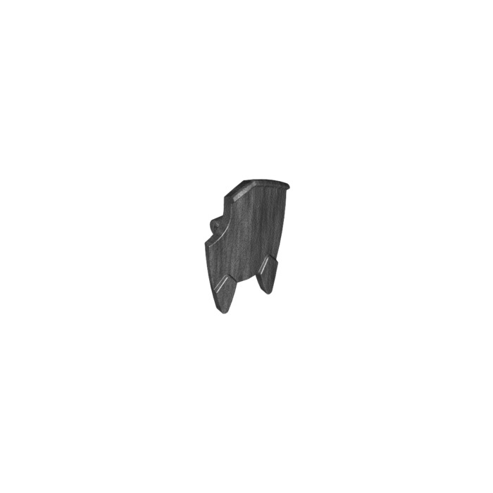 LEGO Pearl Dark Gray Shield with Spiked Bottom (10049) | Brick Owl