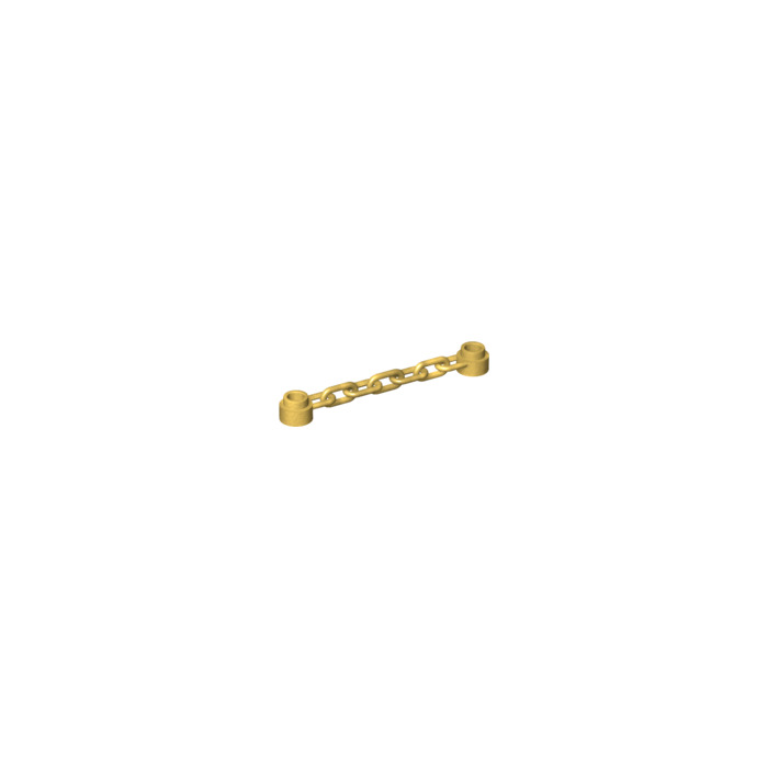 10 NEUE LEGO Chain 5 Links Perle Gold