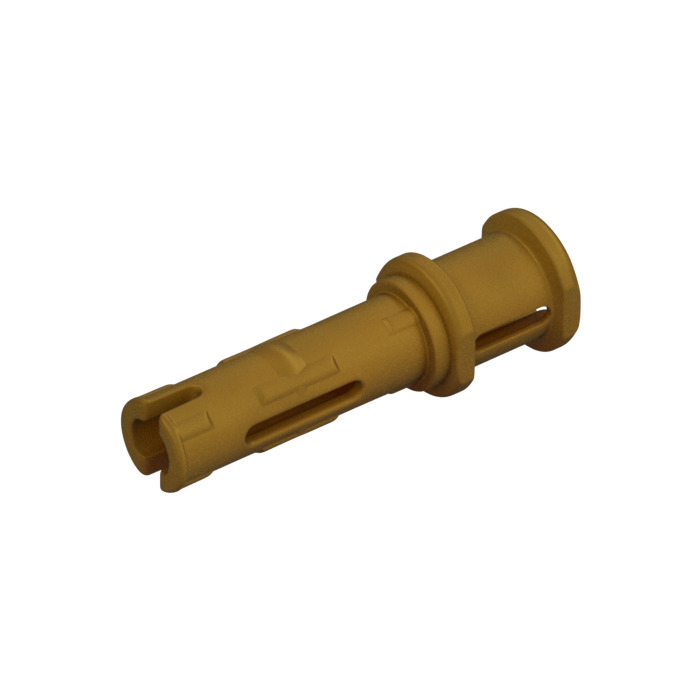 LEGO Pearl Gold Long Pin with Friction and Bushing (32054 / 65304