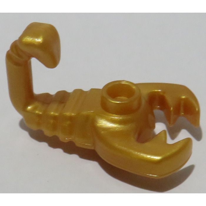 x1 NEW Lego Pearl Gold Scorpion Minifig PERL GOLD