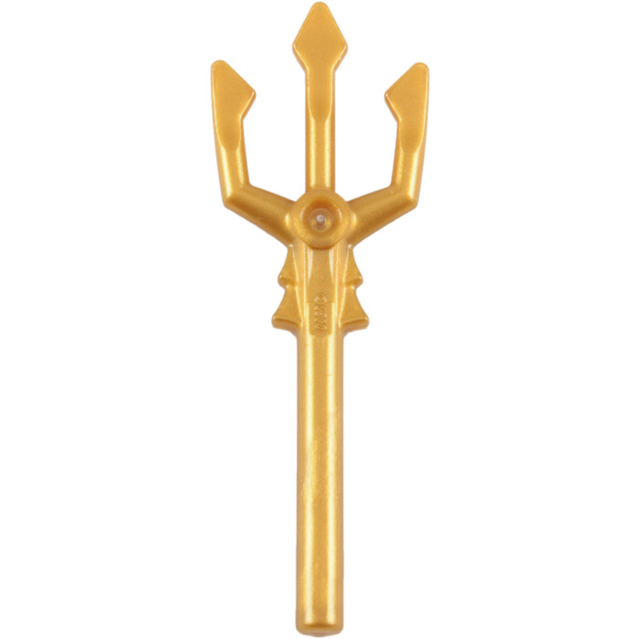 Pearl Gold Minifig LEGO x 1 92289  NEUF Weapon Trident 