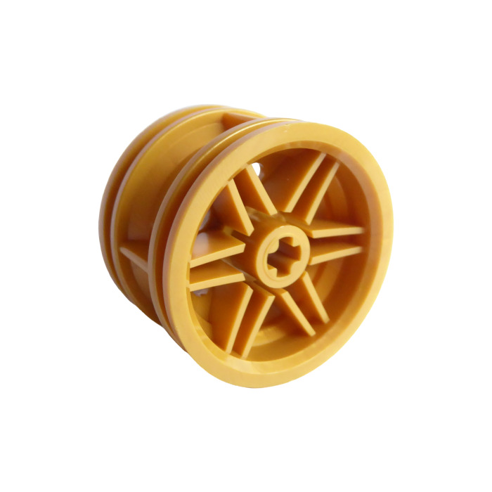 Lego 2x roue jante wheel 30.4 mm D x 20 reinforced jaune//yellow 56145 NEUF