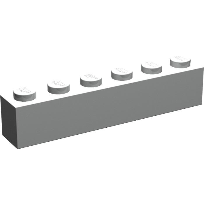 10x LEGO NEW 1x6 Dark Stone Grey Brick 4211100 Brick 3009