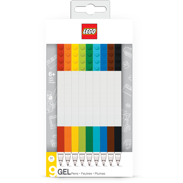 LEGO Pen Set - 9 Gel Pen Set (5005146)