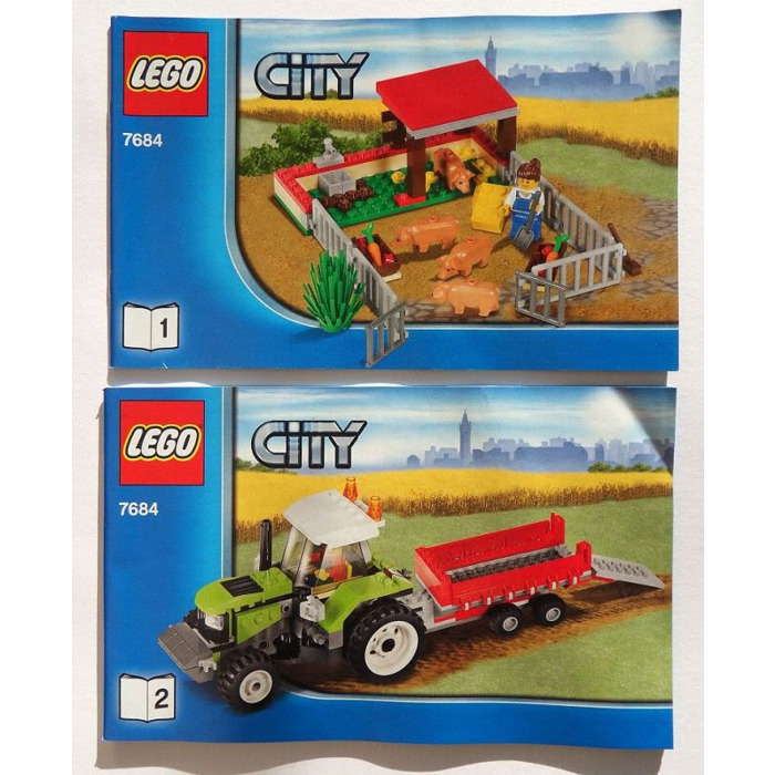 LEGO Pig Farm & Tractor Set 7684 Instructions Set | Brick Owl - LEGO ...