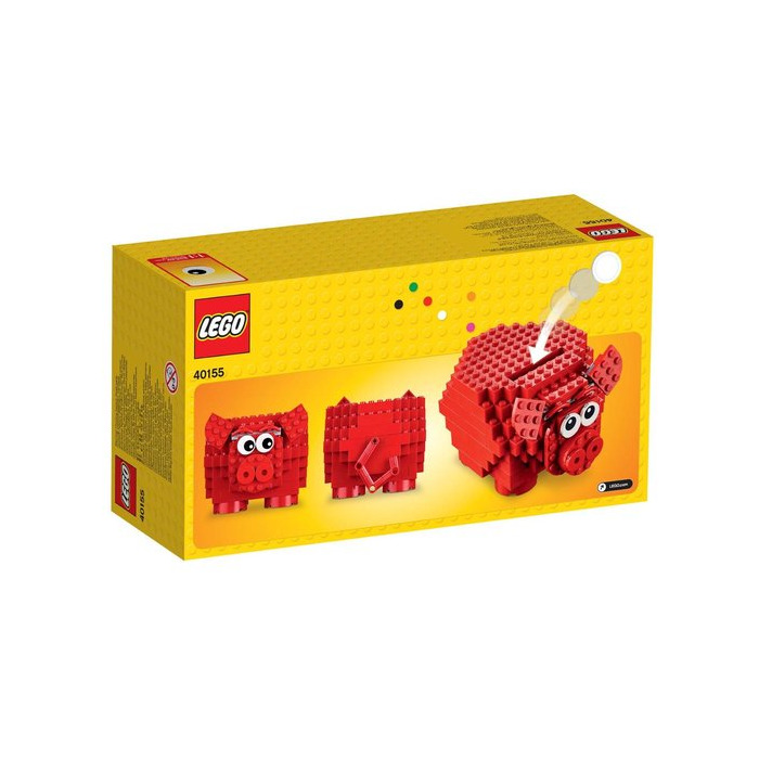 sort Blive skør pegefinger LEGO Piggy Coin Bank Set 40155 Packaging | Brick Owl - LEGO Marketplace