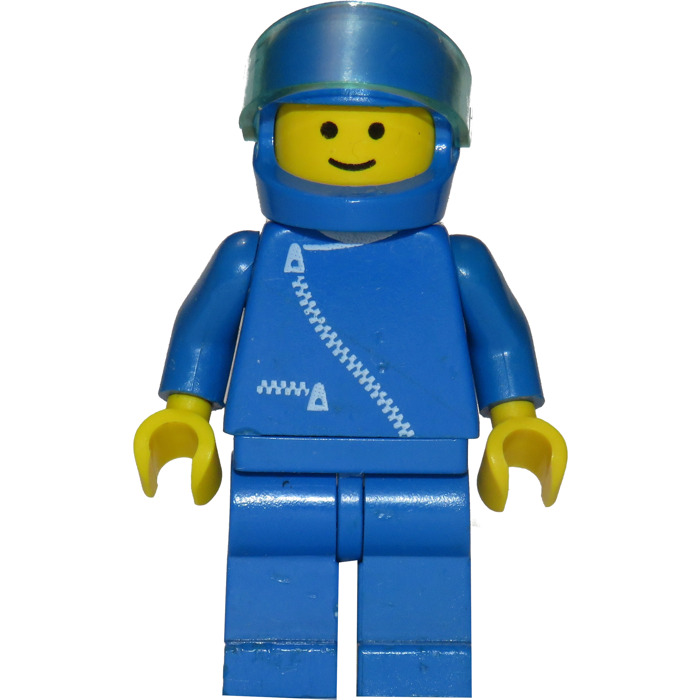 LEGO Pilot with Zipper and Helmet Minifigure | Brick Owl - LEGO Marketplace