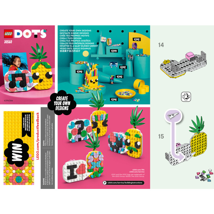 LEGO® Dots 30560 : Le Porte-Photo et Mini Tableau Ananas (Polybag) -  DracauGames