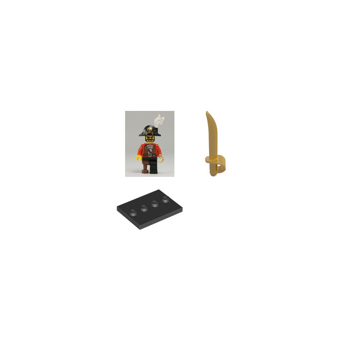 LEGO Collectible Minifigures Pirate Captain Series 8 8833 col08-15 col