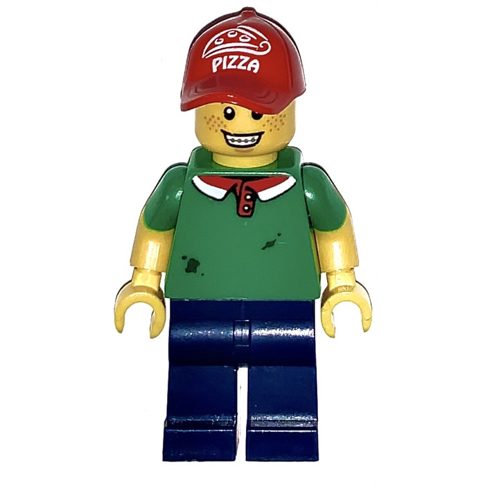 Blot overrasket rysten LEGO Pizza Delivery Man Minifigure | Brick Owl - LEGO Marketplace