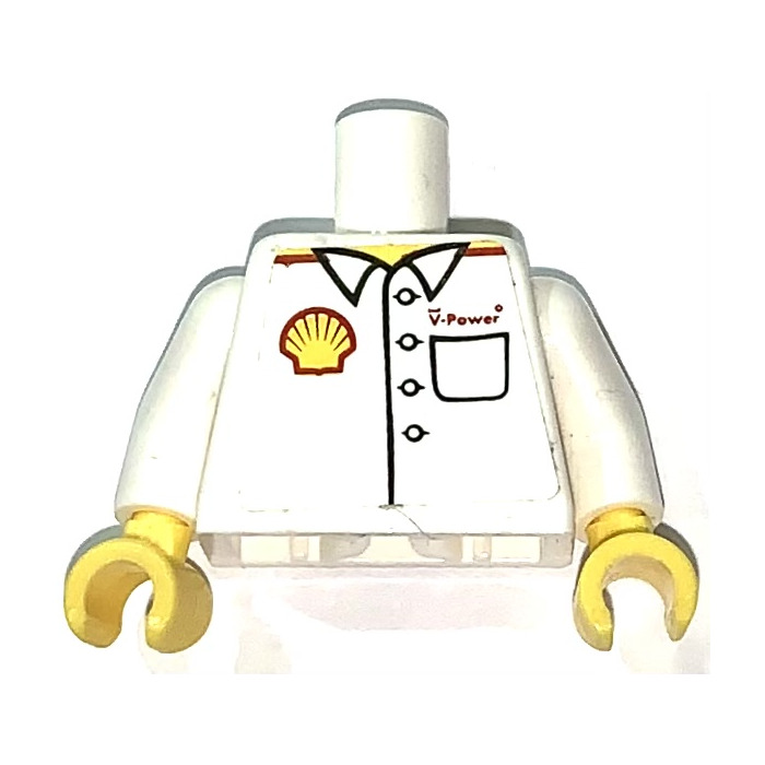 lego plain white torso