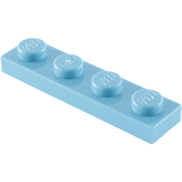 Lego 3710-Bleu 1x4 briques plaques 25 ou 50 pièces par ordre 