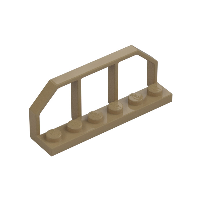 LEGO Plate 1 x 6 with Train Wagon Railings (6583 / 58494
