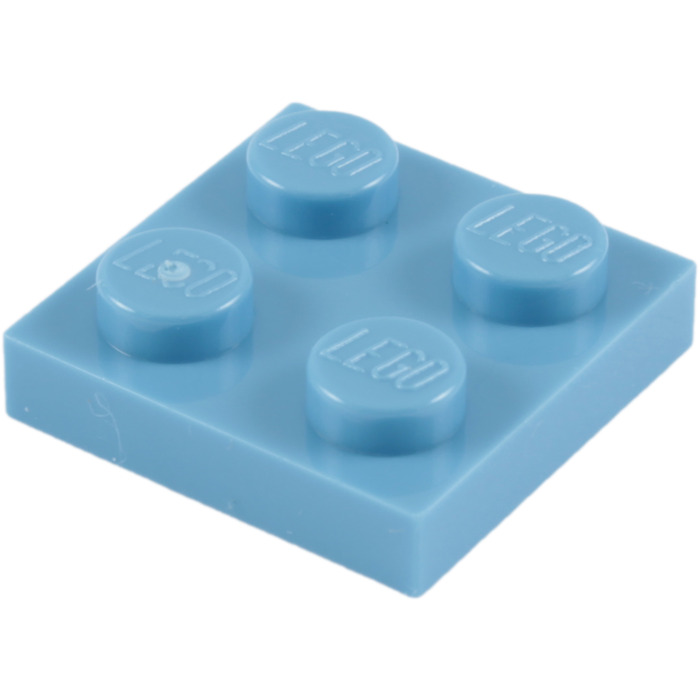 Lego Lot of 5 New Dark Bluish Gray Plates 1 x 2 Dot Pieces Parts 