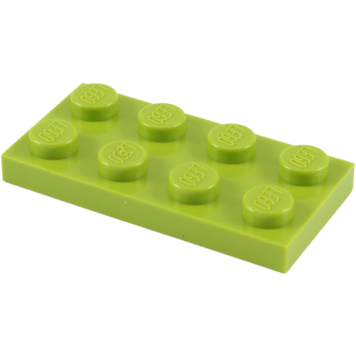 LEGO Plate 2x4 Black Keychain Keyring 3020-026 NEW 