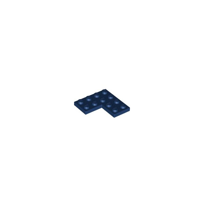 LEGO 2639 4 x 4 Corner Plate in Dark Stone pk of 4 FREE UK P+P 