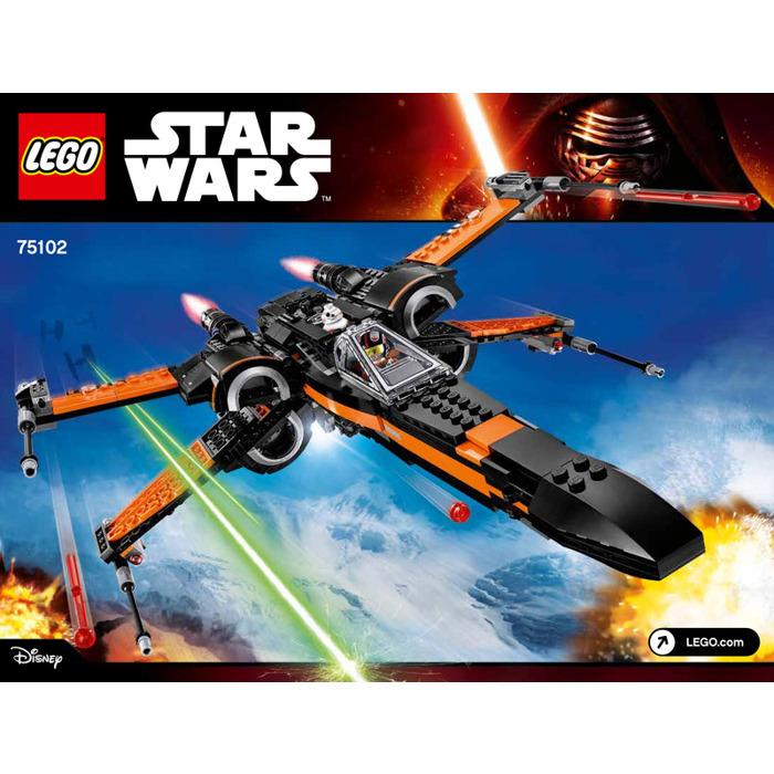 LEGO Poe's X-wing Fighter Set 75102 Instructions Set | Brick Owl - LEGO ...