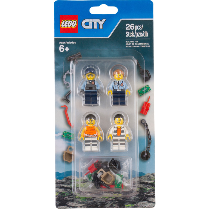 LEGO City Prison Island Accessory Pack Minifigures 853570 for sale online
