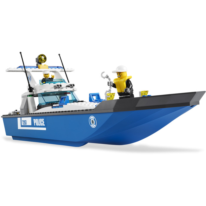 lego police boat 7287
