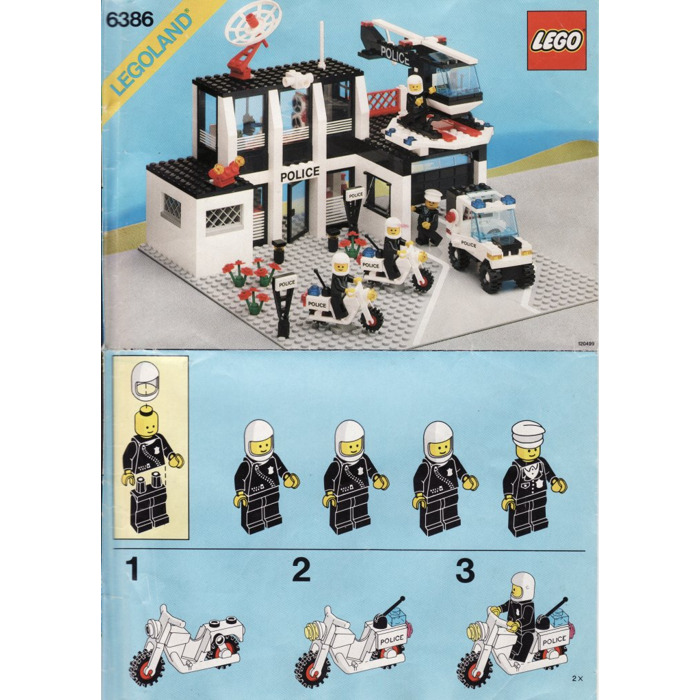 LEGO Police Command Base 6386 Instructions встановити | Brick Owl ...