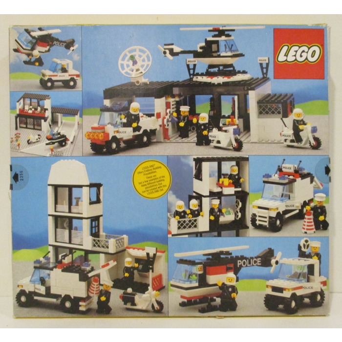 Lego - Plaque Route set Espace 7823- 6389 - 6386 police * Pompier- Vintage  (7)