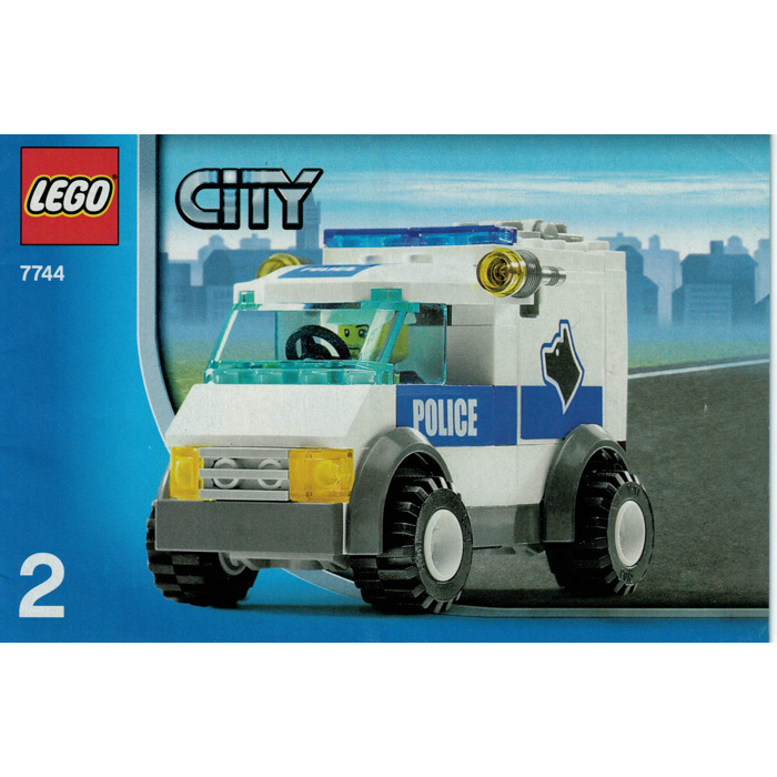 Træ Wow Ampere LEGO Police Headquarters Set 7744 Instructions Brick Owl