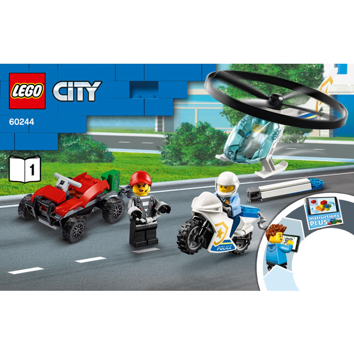 få Munk samarbejde LEGO Police Helicopter Transport Set 60244 Instructions | Brick Owl - LEGO  Marketplace